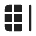 Table Insert Right SVG Icon